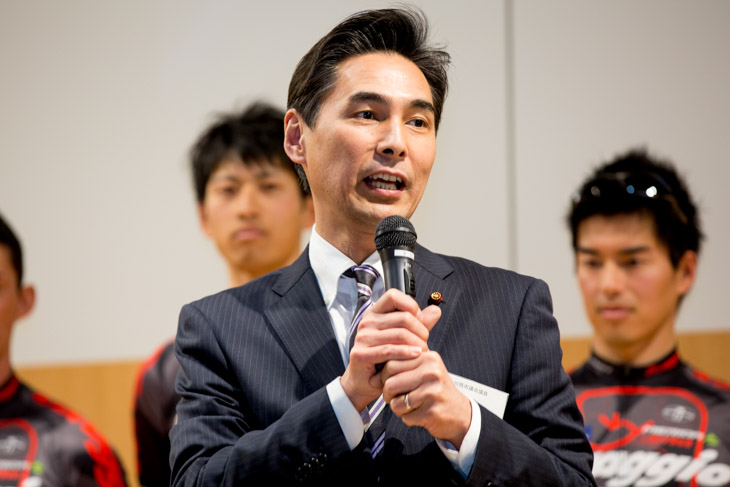 川西市議会平岡ゆずる議員(現副議長)が祝辞