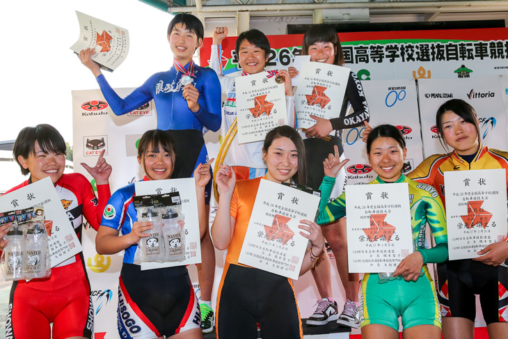 女子スクラッチ 表彰