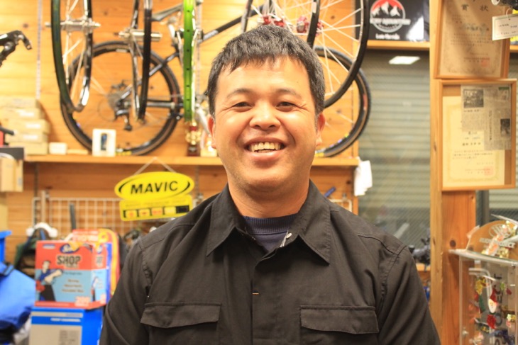 お話を伺った中沢清さん(西多摩マウンテンバイク友の会会長、MTBショップ「ナカザワジム」代表)