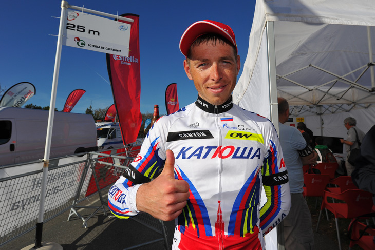 UCIワールドツアー初勝利を手にしたセルゲイ・チェルネツキ(ロシア、カチューシャ)