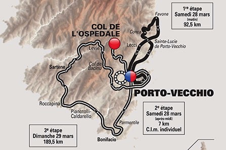 クリテリウム・アンテルナシオナル2015 コースマップ