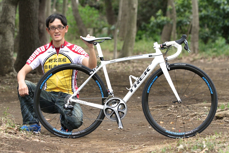 渡辺先生と、新車のトレック EMONDA SLR