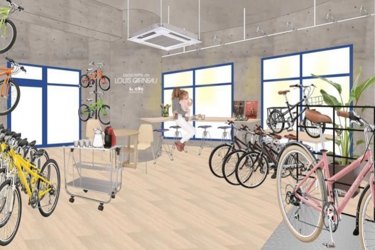 bicyclettede LOUIS GARNEAU店舗内観(イメージ)