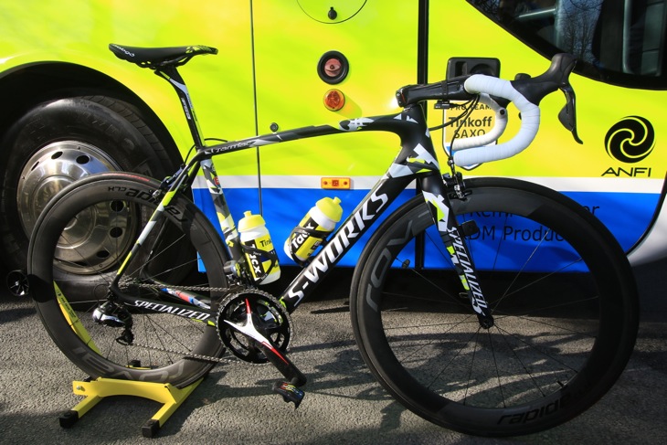 ペーター・サガン(スロバキア、ティンコフ・サクソ)のスペシャライズド S-Works Tarmac