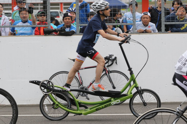 中には変わり種自転車で参加する方も