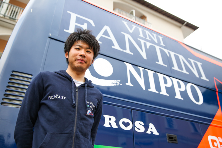 ジロ出場を控えた石橋学(NIPPOヴィーニファンティーニ)