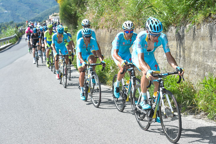 ジロ・デ・イタリアではチーム全体が活躍したアスタナ