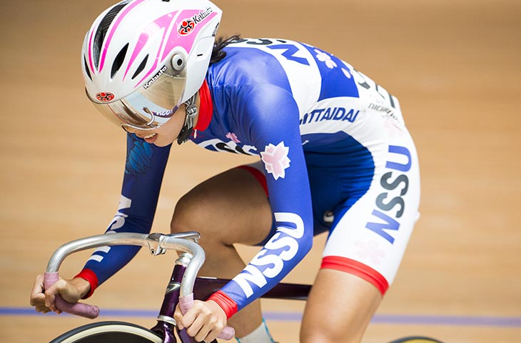 500mタイムトライアル 1人11秒台を出した小島蓉子(日本体育大学)