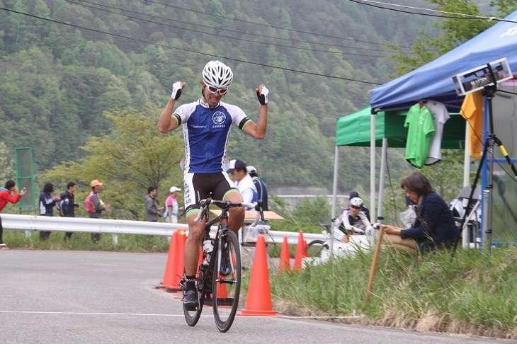 ステージ1bを制した間瀬勇毅(京都産業大学)