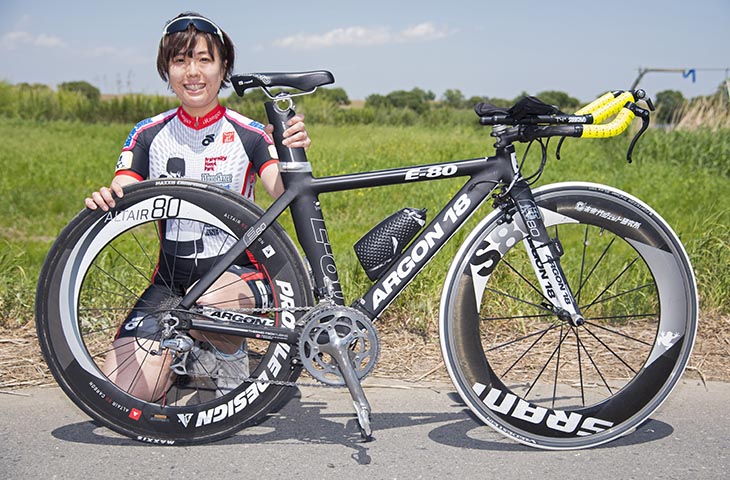 澤村銀姫(うに)さん(メイドさん学科自転車部)