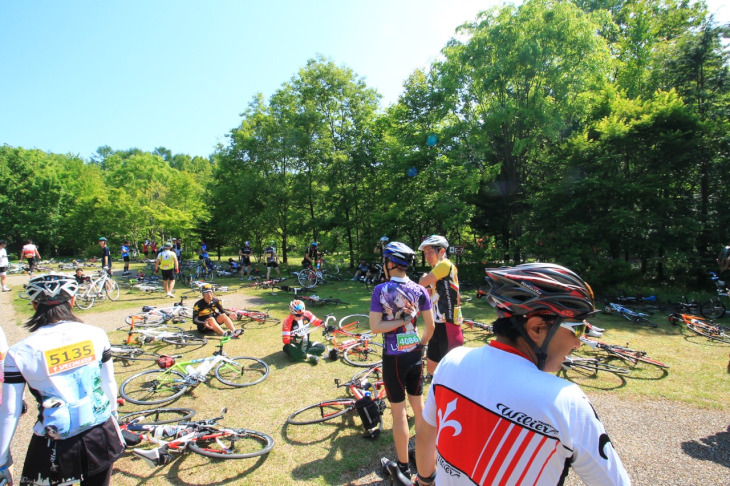 あづみの公園大町エイドは皆さんのお楽しみポイントですね。