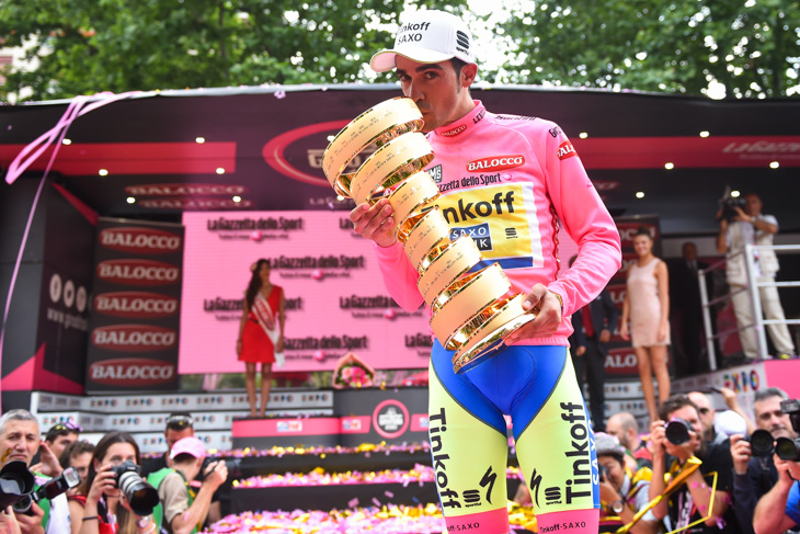 2015年のジロ・デ・イタリアもS-Works Tarmacを駆るアルベルト・コンタドール（スペイン）が勝利した