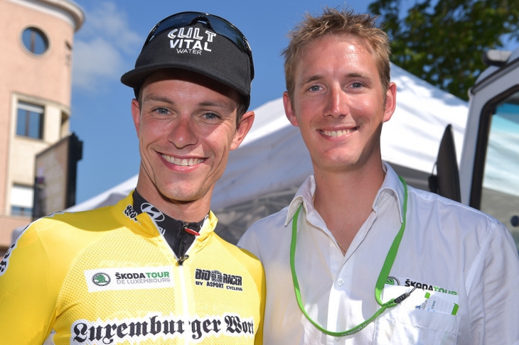 リーナス・ゲルデマン（ドイツ、クルトエナジープロサイクリング）と、2度の総合優勝経験を持つアンディ・シュレク（ルクセンブルグ）