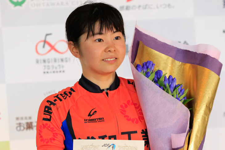 女子U17で1位の細谷夢菜(浦和工高)