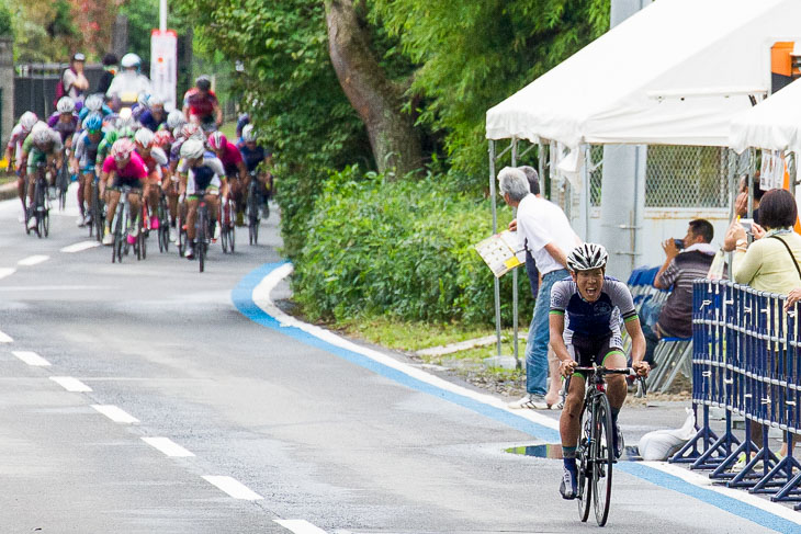 U23 ラスト200m、中井路雅（京都産業大）が大きく後続を離す