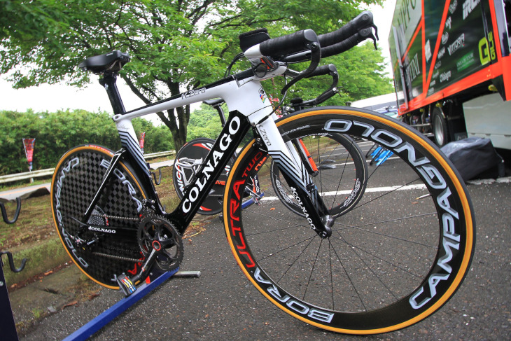 萩原麻由子(Wiggle Honda)のコルナゴ K-ZERO