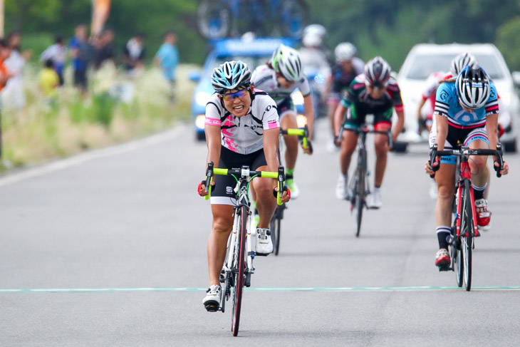 2日目 F ロングスプリントで中原恭恵(チェリージャパン)が優勝