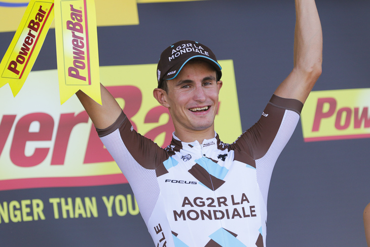 今ツールのフランス人最初のステージ優勝者となったアレクシ・ヴィエルモ(フランス、AG2Rラモンディアール)
