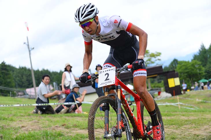 全日本王者に輝いた山本幸平(TREK FACTORY RACING)もPRIZM TRAILを使用する