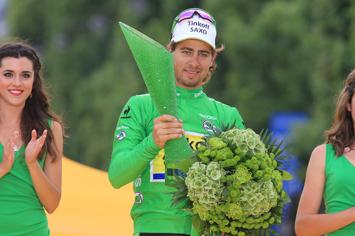 ステージ優勝はなかったが、アグレッシブな走りで4年連続マイヨヴェールを獲得したペーター・サガン