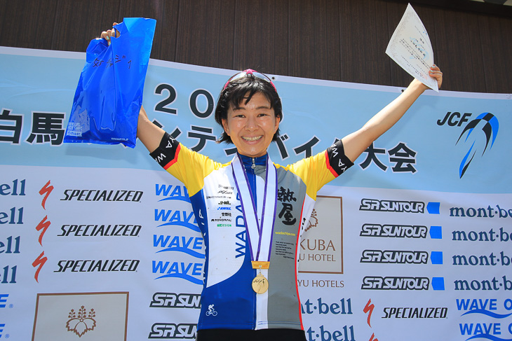 女子チャレンジは帰国したばかりの小田島梨絵さん（轍屋）が優勝