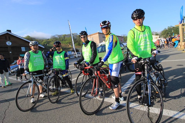 2015年大会で精鋭サイクリストたちによって試験的に実施されたスーパー・グランフォンド軽井沢