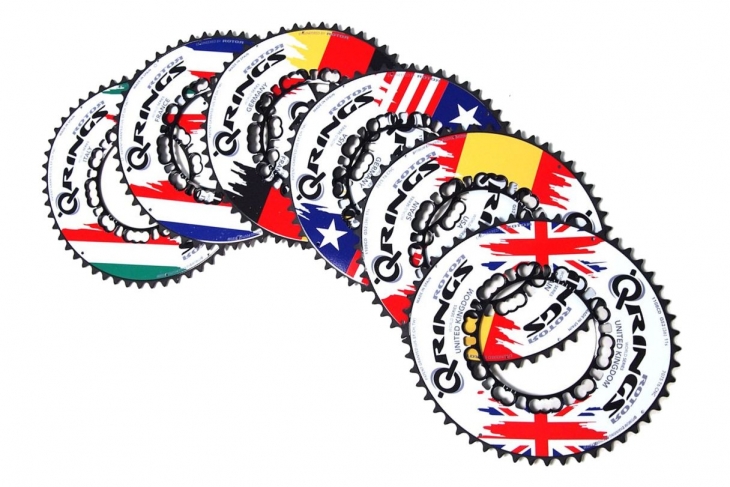 ローター Q-RINGS Flag Edition（左から3番目のドイツカラーは国内展開なし）