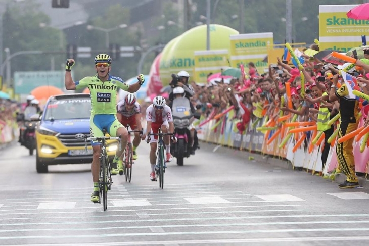 マチェイ・ボドナール(ポーランド、ティンコフ・サクソ)がステージ優勝