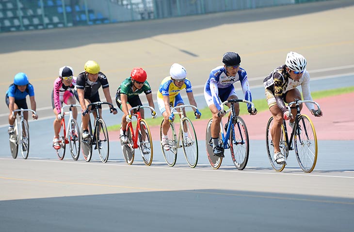 6車立てで行われたケイリン決勝