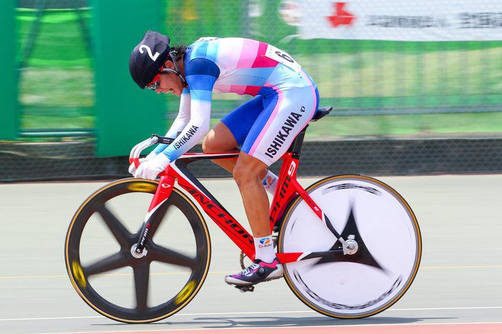 ポイントレース　1位の小玉和寿（学法石川）