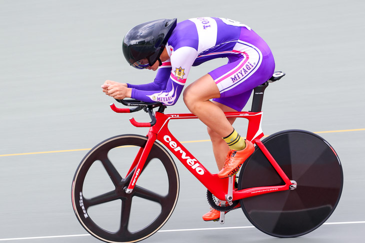 3kmインディヴィデュアル・パーシュート　1位　沢田桂太郎（東北）3分29秒295（予選時）大会新