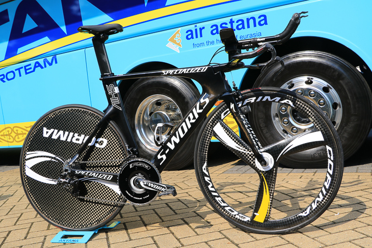 ラース・ボーム（オランダ、アスタナ）のスペシャライズド S-WORKS SHIV TT