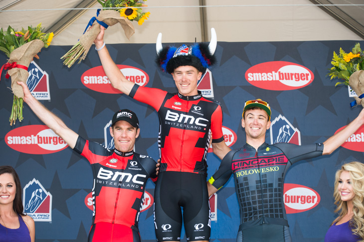 ステージ優勝を飾ったローハン・デニス(オーストラリア、BMCレーシング)