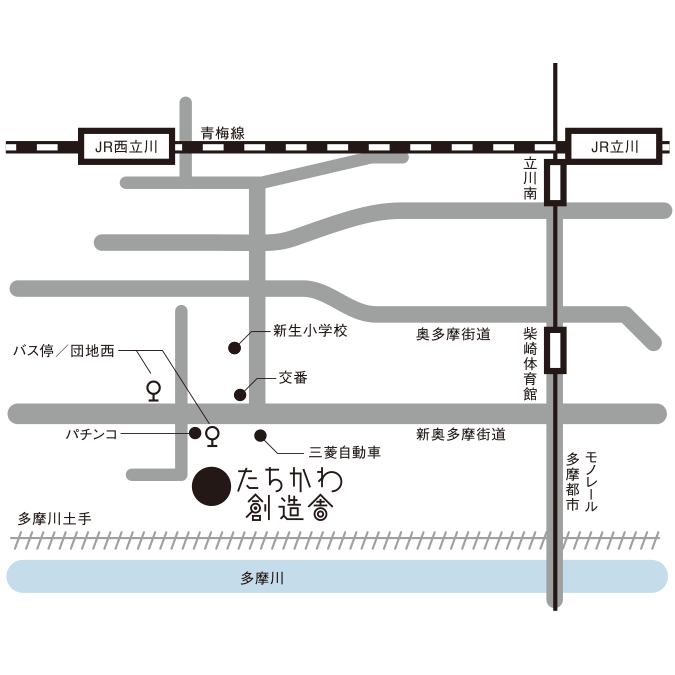 会場へのアクセスマップ 駅から近く参加しやすい