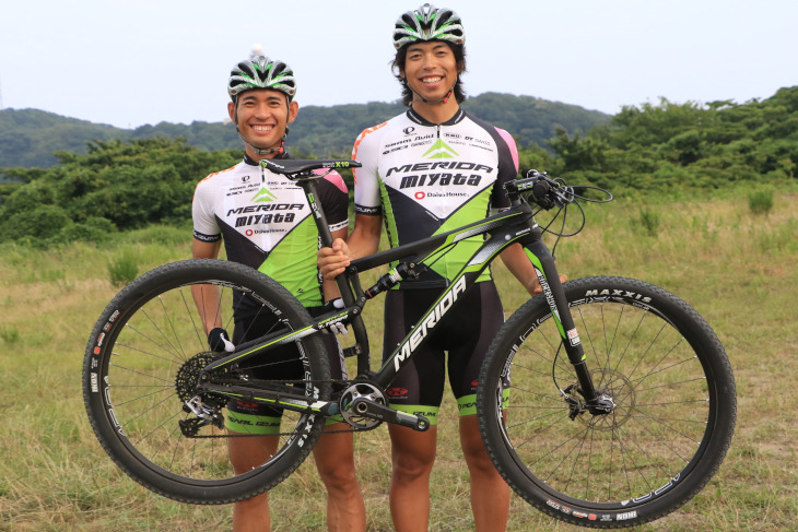 来季はNINETY-SIXを使用するミヤタメリダバイキングチームの小野寺健と松尾純