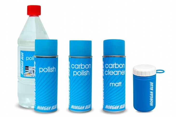 モーガンブルー polish（スプレーのみ）、carbon polish、carbon cleaner matt、tool bottle