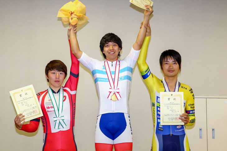 男子ポイントレース 表彰