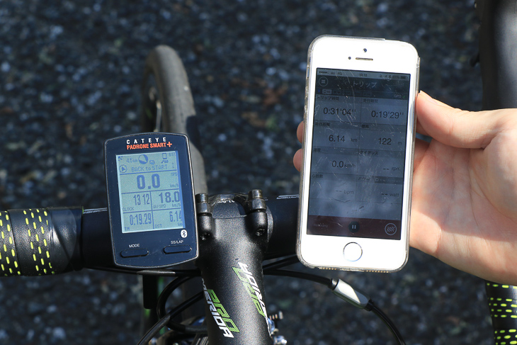 スマホアプリ「Cateye Cycling」と連動させることで、多彩な機能を発揮できる