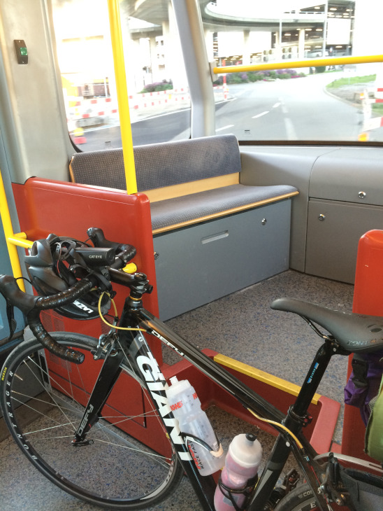 ヨーロッパではごく普通に自転車を電車に乗せることができます
