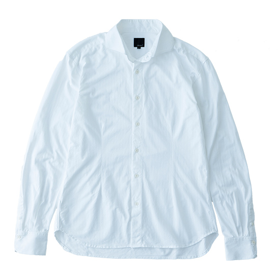 r by reric Herringbone Shirts（WHITE）