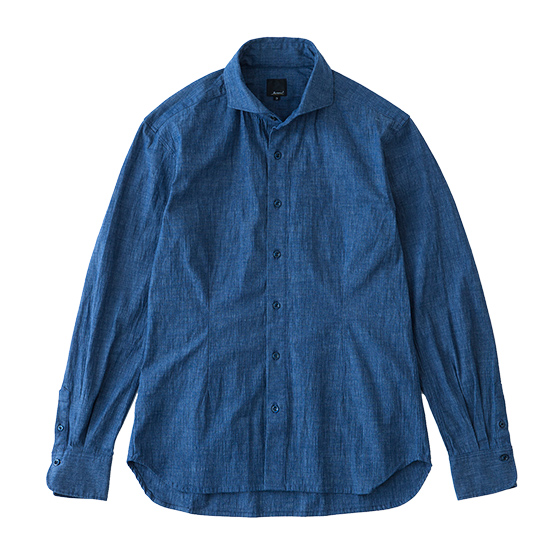 r by reric Chambray Shirts（NAVY）