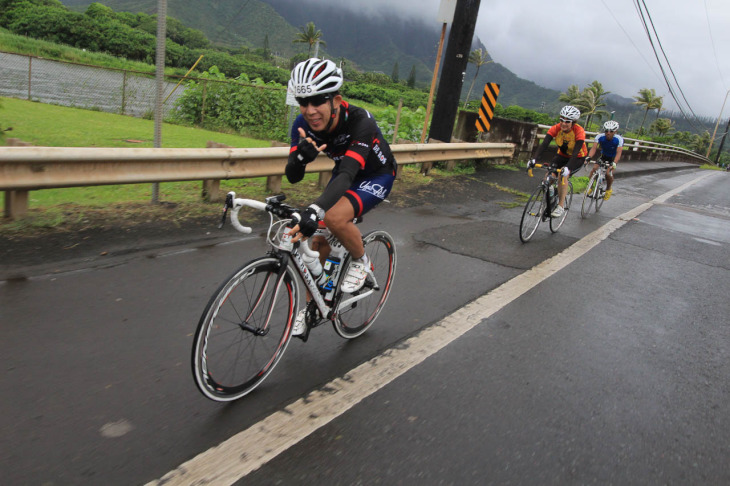 雨模様でも達成感があり楽しめたという山田さん