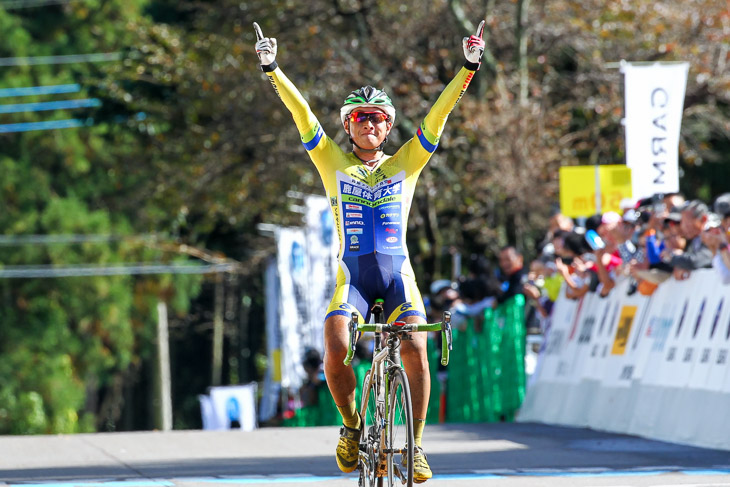 オープン男子1組 山本大喜(鹿屋体育大学)が20kmを逃げ切って優勝