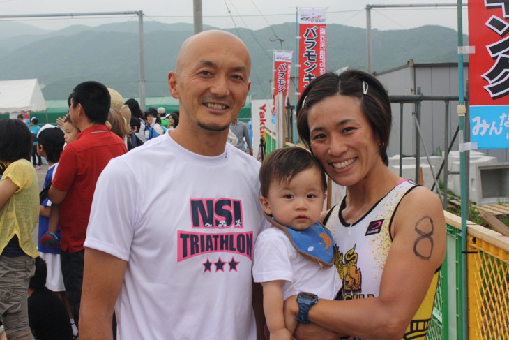 西内家のレースは、ほぼ3人で行くパターン。1人が応援、1人が選手となる