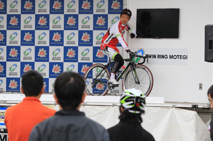 宇都宮ブリッツェンの柿沼章氏によるロードバイク講座