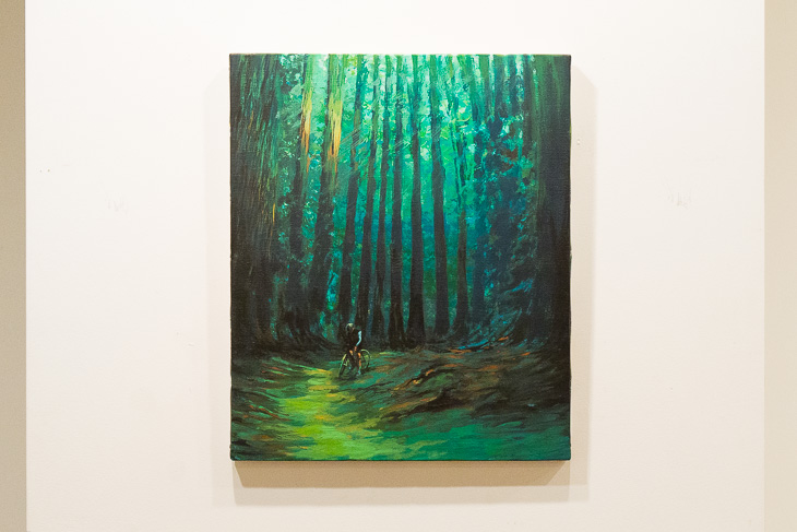 『Into the forest / 白紙委任状』2015 / acrylic on canvas