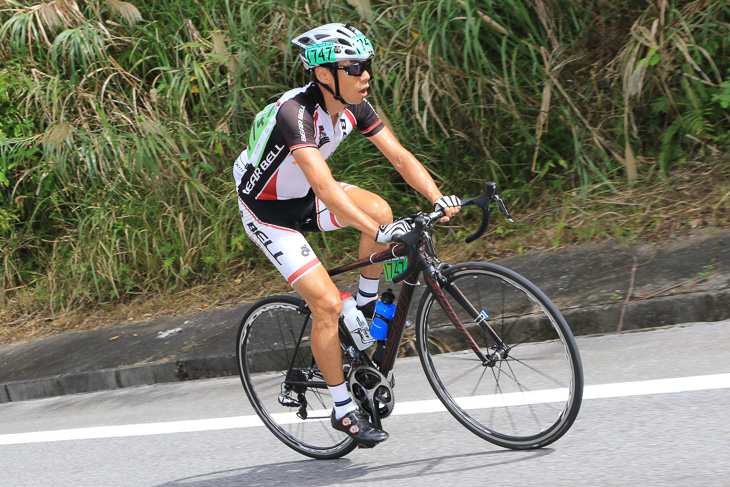 市民100kmアンダー39 集団から飛び出した宿谷英男(tamaki bear bell)