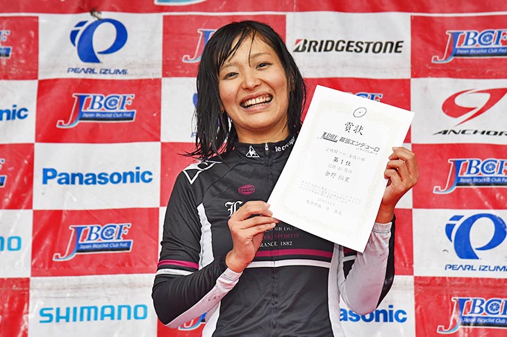 2時間ソロの部 女子優勝の金野裕里さん
