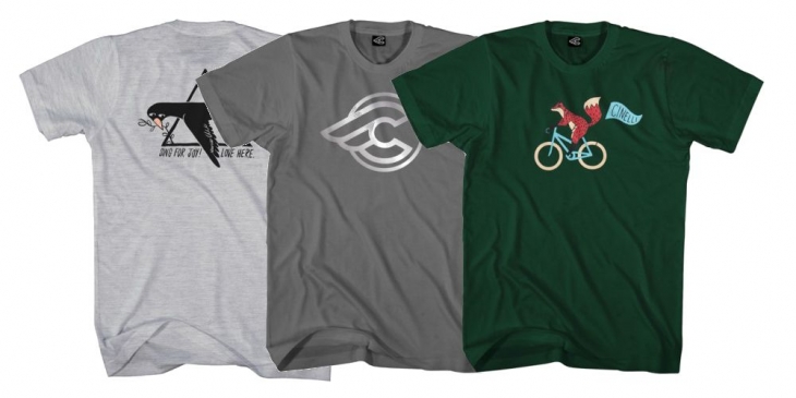 チネリ 限定Tシャツ(左よりHIGH FLYERS、WINGED REFLECTIVE、FOXY)