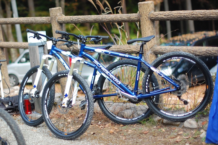 イベントでレンタル用として用意したモンベルのMTB「シャイデック」